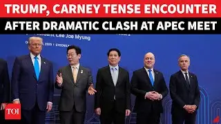 FULL: Trump, Carney AWKWARD Run-In At APEC Summit  | 'CAN'T LOOK AT HIM' | WATCH