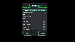 PRINCE OF PERSIA THE LOST CROWN MOD MENU [UPDATED TO 1.1.0c]