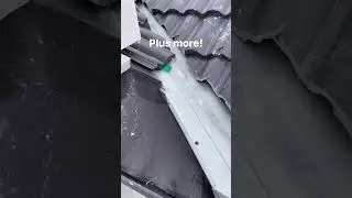 Roof Inspection Finds Slipped Tile and Improper Flashing Installation #skycheck #whoopsie