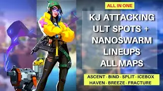 KillJoy attacking Ult spots + Nanoswarm lineups | All Maps #valorant #killjoy #kj