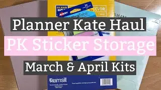 PLANNER KATE HAUL | PK STICKER ORGANIZATION