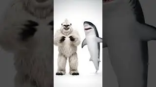 #viral #happy #dancing #shark #yeti