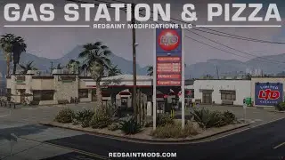 [MLO] Gas Station & Pizza | GTA5 Showcase