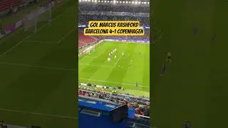 Gol Freekick Marcus Rashford Barcelona vs Copenhagen, UEFA Champions League #barcelona