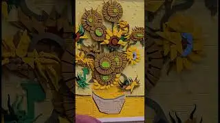 LEGO&reg; Art designers reveal Vincent Van Gogh Sunflowers set