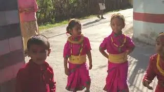 Dance on Tihar song with Montesori friends