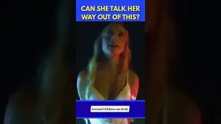 Can she talk her way out of this? #shorts