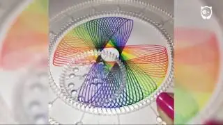 Spirograph Rainbow