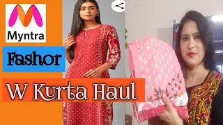 Best Kurta For Summer 🌺W,Fashor Kurta Haul 🌺Myntra Kurta Haul