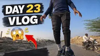 DAY 23 | Bike Par Khade Hokar Ride 😱 | Dangerous Stunt Vlog 🔥