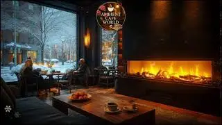 🔴 Good Mood with Smooth Winter Jazz Music ⛄ Relaxing Piano Jazz Music at Cozy Coffee Shop Ambience