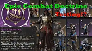New Epic Combat Doctrine!!! Testing On Units!?!