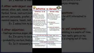 Infinitives/Gerund 🙂🙂 #english #englishgrammar #learn  #englishspeaking