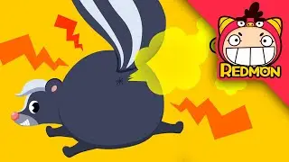 Stinky Skunk song | Animal songs | Nursery Rhymes | REDMON