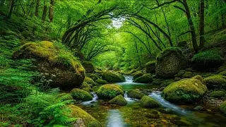 River Sounds with Birds Chirping | Peaceful Nature Audio for Sleep & Relaxation