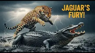 Wild Life Amazon Jaguar vs Caiman  Apex Predator Clash