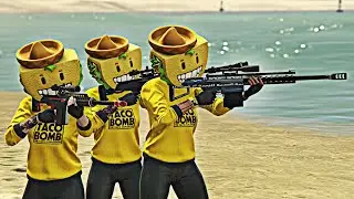 3 TACOHEAD idiots Sniping at Beach w/ xMissBehave & Beach Kek Queen!