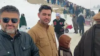 بزکشی جالب و دیدنی در هوای سرد و برفی در ولایت کندز.#afghan #کندز.