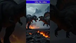 T-Rex vs Spino &ndash; Only One Survives #usa #trending #yt #viralvideo #torosaurus