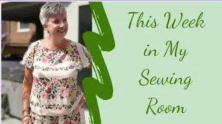 This Week in My Sewing Room #sew #fabric #dress