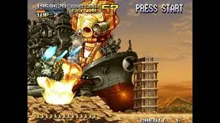 Metal Slug 2 - FINAL BOSS MISSION 4 - GAMEPLAY by ART