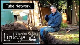 Garden Railway &bull; Tube Network Development &bull; System Cable Trunking below ground