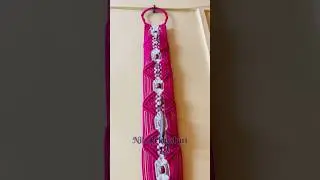 Turn your wall into art 💫 #handmade #handmadecraft #macrame #keyholder #ytshorts #diy #artandcraft