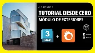 TUTORIAL DESDE CERO!!! Aprende a realizar tu primer render exterior realista en 3dsmax & corona