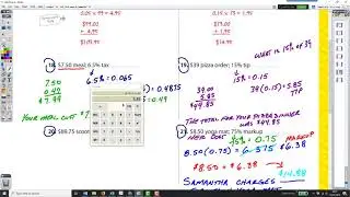 Calculating Sales Tax, Markup, and Tips
