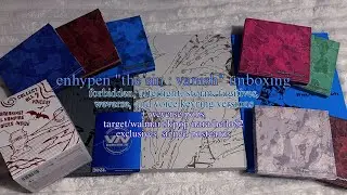 enhypen “the sin : vanish” unboxing ✧ forbidden, afterlight, storm, fugitives, weverse, keyring ver
