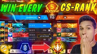 Win Every Game In Cs Rank | Class Squad Rank Push Tips And Tricks | How To Push Cs Rank Free Fire |