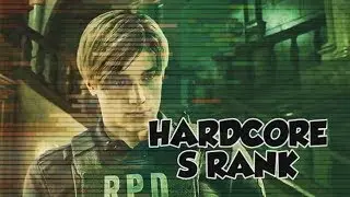 Resident Evil 2 Leon A HardCore S RANK | Unlocking Infinite LE 5 Submachine Gun