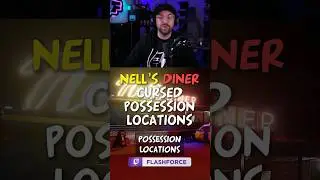 NELL'S DINER CURSED POSSESSION LOCATIONS ✅ | Phasmophobia #shorts