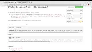 3020. Find the Maximum Number of Elements in Subset || Weekly Contest 382 || LeetCode || C++