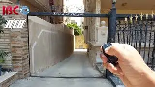 RIB l Automatic Sliding Gate Motor تركيب موتور جراج اتوماتيكي لباب منزلق
