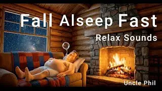 Fireplace Sounds for Sleep, Insomnia and Stress Relief | Uncle Phil (Relaxing Sound)