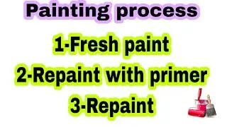 Painting process | Wall paint process step by step in hindi | | asian paint wall colour | asianpaint