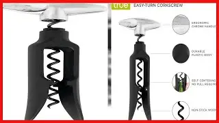 Great product -  True Twister: Easy Corkscrew Turn Key Bar Accessory Wine Bottle Opener, 6