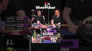 Texas Mike Battles Alan Keating In MASSIVE Pot ♤ #livepoker #Poker #Holdem #TexasHoldem