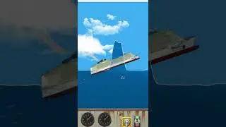 HUGE WAVES vs SHIP! #games #gaming #music #titanic #floatingsandbox #gameplay #shots #cruiseship