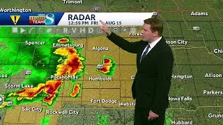 Iowa weather: Severe thunderstorm warning for portions of north-central Iowa