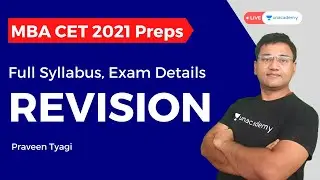Quick Revision of Quantitative Aptitude for MBA CET 2021 Exam | MAH CET Preparation strategy