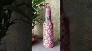 DIY BOTTLE PAINT ART #youtube #diy #youtubeshorts #craft #diypainting #viral #paintingideas #art