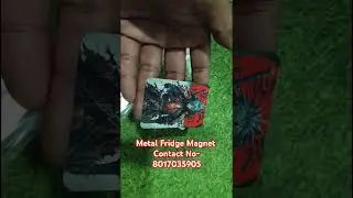 Metal Fridge magnet. #fridgemagnets #magnet #badge #bulk #metalfridgemagnet #customized