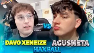 DAVOO XENEIZE Y AGUSNETA JUEGAN HAXBALL