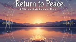 Return to Peace &ndash; 432Hz Guided Meditation | Male Whisper Voice | Robert Dosa