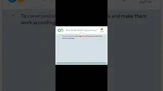 Why Do We Need Programming Languages|Python Coding In Hindi| Python Full Video #shorts