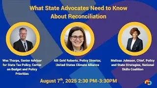 What State Advocates Need to Know About Reconciliation