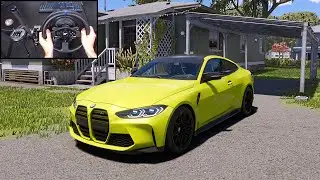 BMW M4 G82 - The Crew Motorfest (Steering Wheel) Gameplay