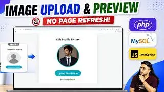 How to upload image and display without page refresh in PHP and AJAX 